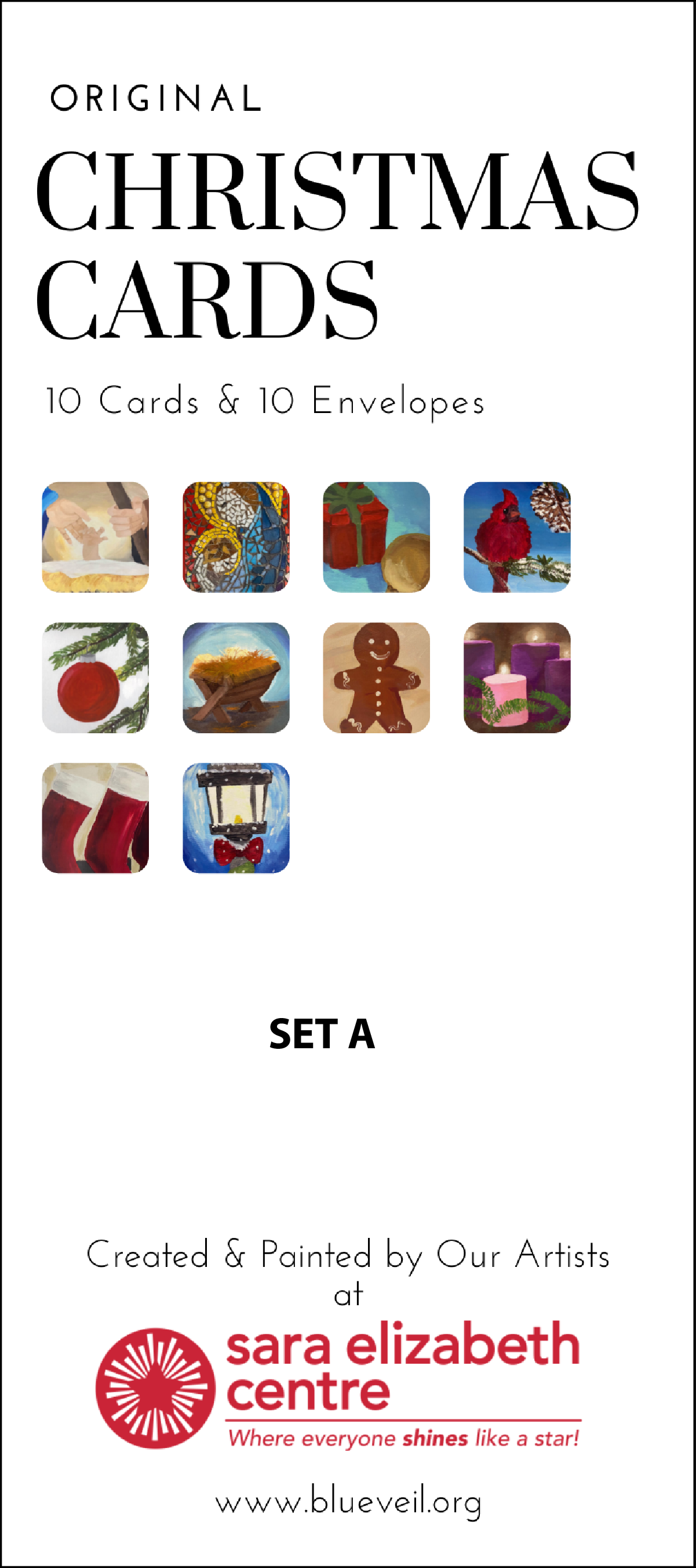 Gift Box: Christmas Card Set A