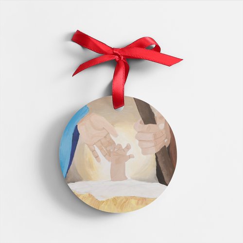 Baby Jesus Hand Ornament