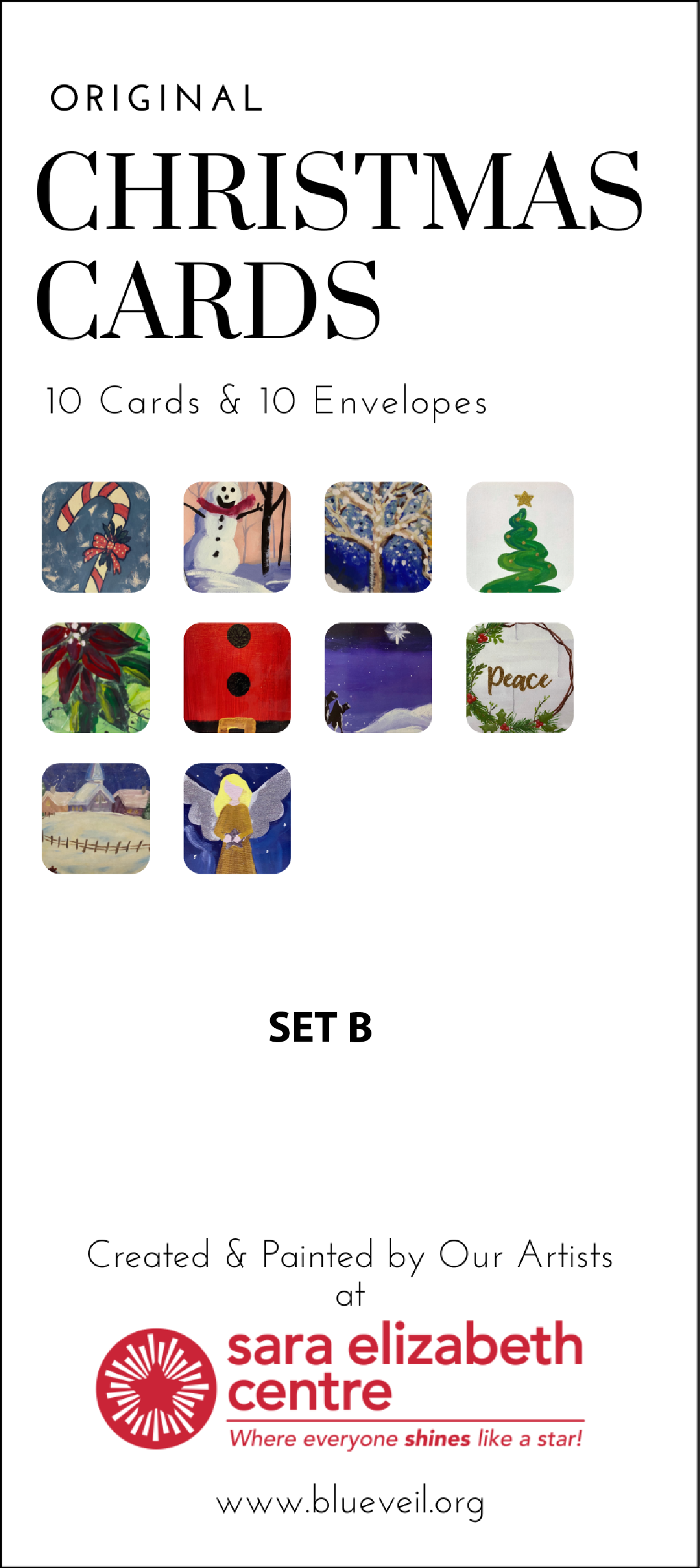 Gift Box: Christmas Card Set B